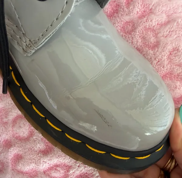 Dr. Martens 1460 Patent Leather Lace Up Boots Women's Size: 7 - Image 7