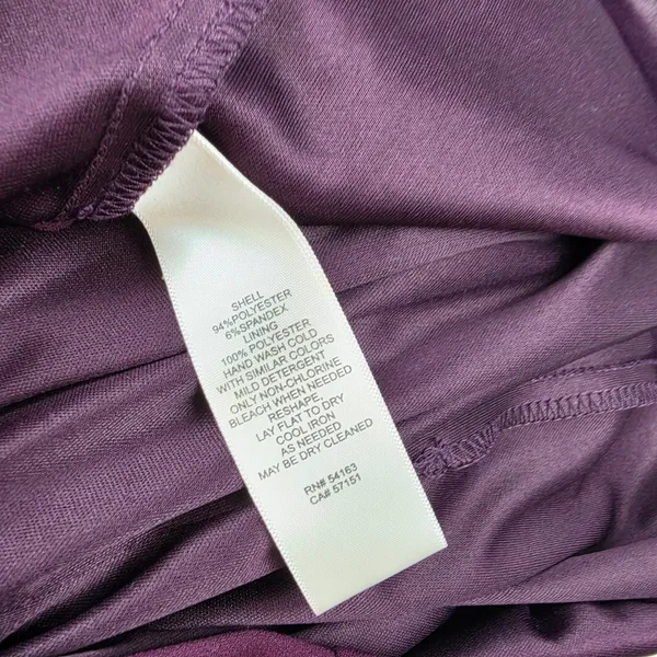 Eliza J NWT Plum Purple Crisscross Halter Sheath Dress EJ8M7992 Womens Size 8 - Image 6