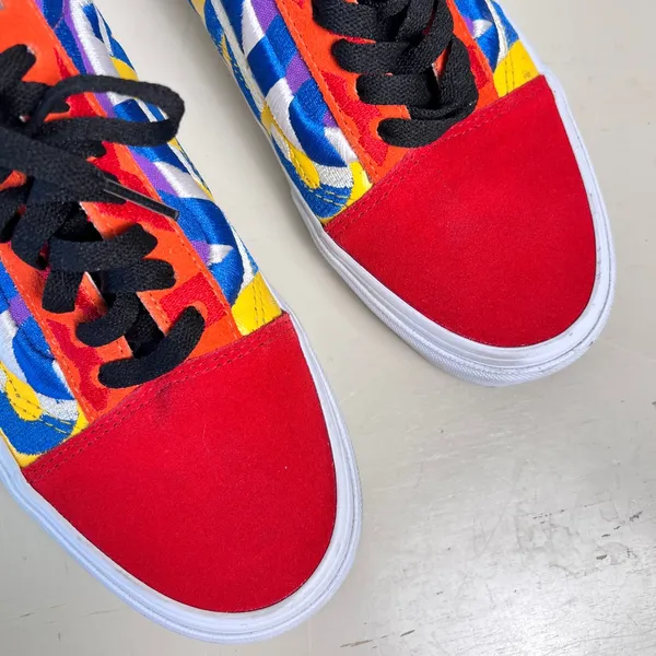 Vans Unisex Old Skool‎ Skate Shoes Multicolor 721454 Men’s 7.5 / Women’s 9 - Image 3