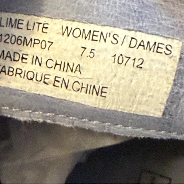 GoLite Footwear Lime Lite Hiking Trail Shoes‎ Women’s Sz 7.5 Blue Leather Pawpad - Image 9