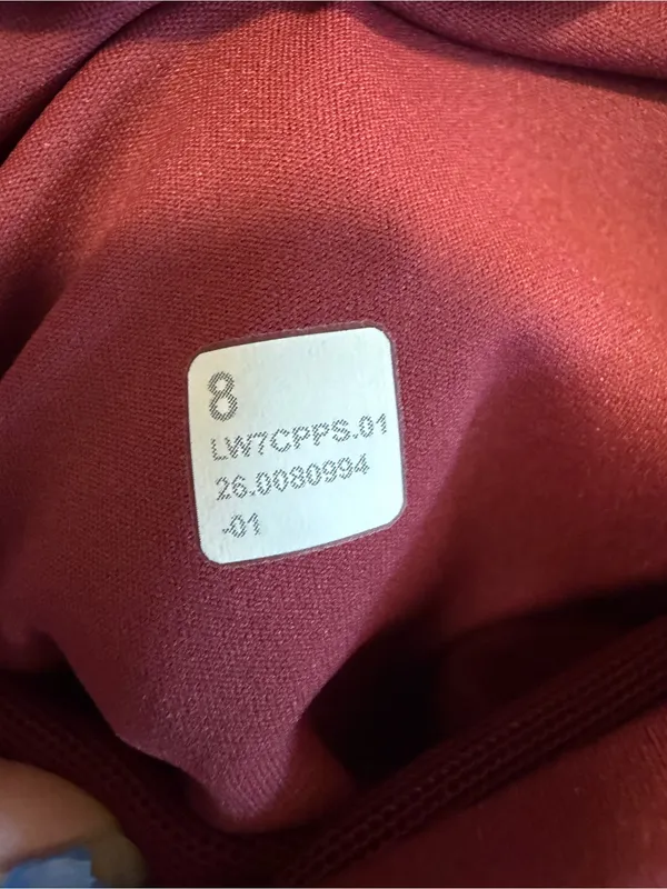 Lululemon Fast and Free High-Rise Short 6" *Pockets Burgundy bay Size 8 - Image 5