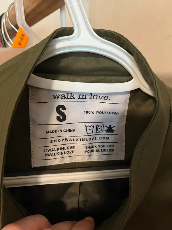 Hunter Walk In Love Bomber Jacket Huber Green - Image 3