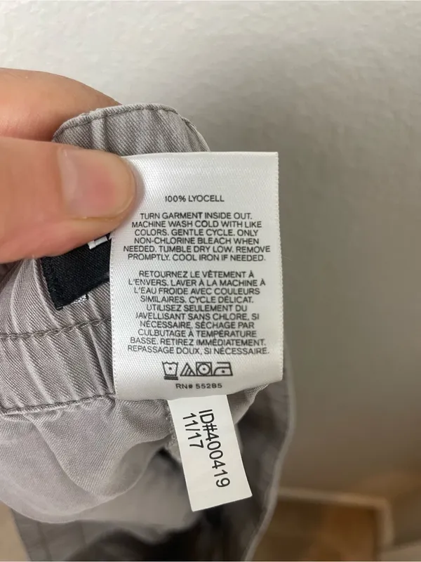 Express Women's Elastic Drawstring Shorts in Taupe Grey Size L - Image 7