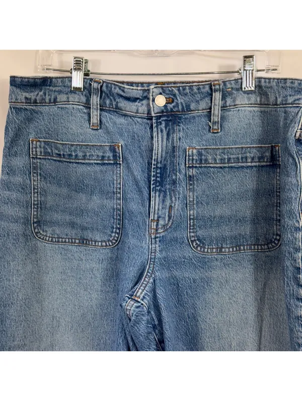 Madewell Curvy Perfect Vintage Wide-Leg Jeans Size 32 - Image 2
