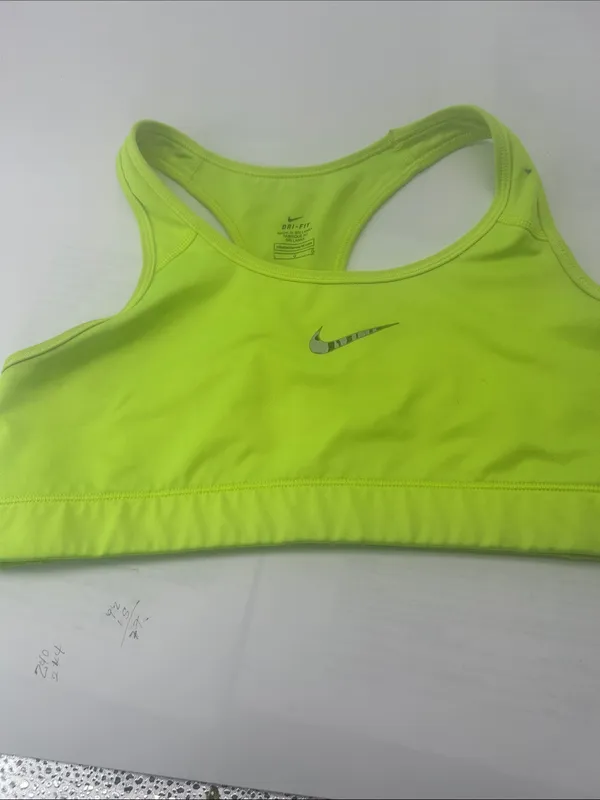 Nike Neon Lime Racerback Sports Bra - Image 2