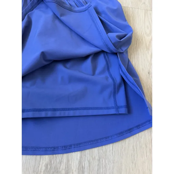 Nwot FABLETICS WOMEN'S DAYDREAMER CLASSIC MINI DRESS Small IN Velvet Dawn Blue - Image 6