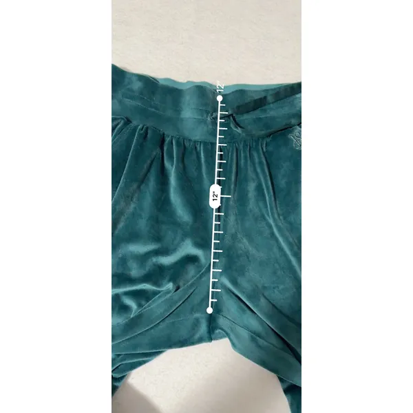 Victorias Secret On Point Green Velour Rhinestone Trim Joggers Small - Image 10