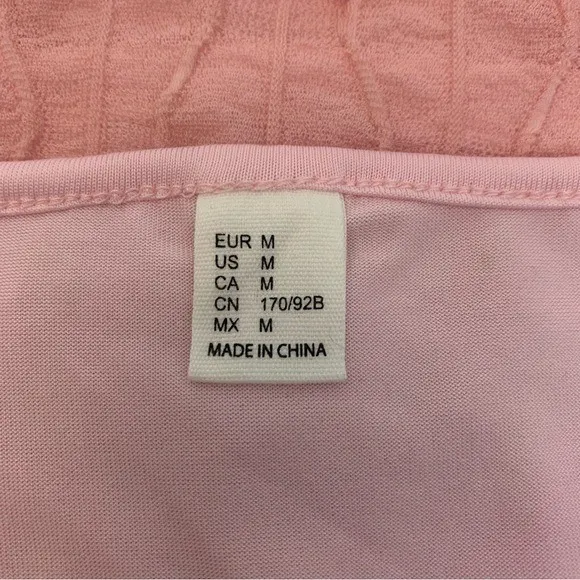 Women's M Pastel Pink Long Sleeve Sheer Mesh Fairy‎ Top - Image 6