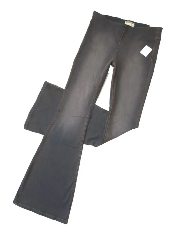 NWT Free People Penny in Back Alley Blue Pull-on Stretch Flare Jeans 30 - Image 3