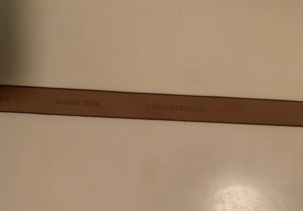Ann Taylor XS Metallic Brown Genuine Leather Belt Silver Buckle - Image 6