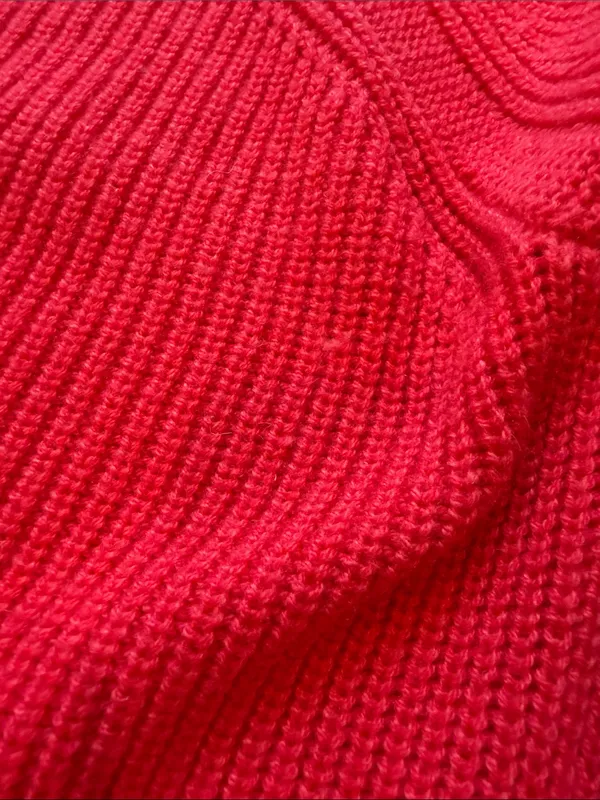 Gap Women’s V-Neck Ribbed Sweater - Pink Size Small - C44-004 - Image 7