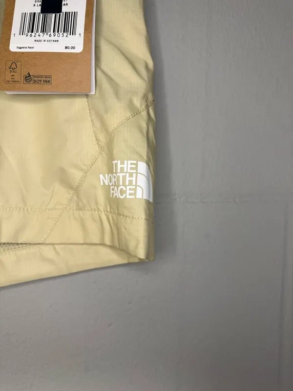 NWT The North Face TNF X Short in Gravel/Gardenia White Women’s Size XL Shorts - Image 5