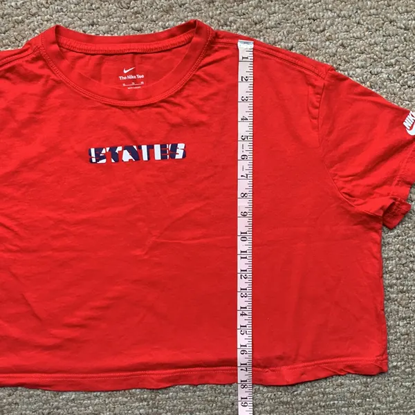 NIKE USA Women’s Soccer “States” Oversized Boxy Crop Top Size XL - Image 16