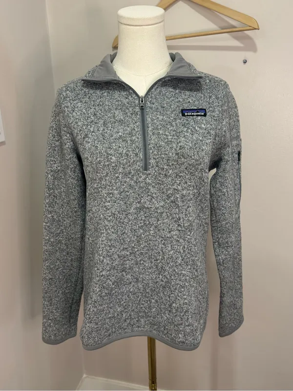Patagonia Women's Better Sweater‎ 1/4 Zip Pullover Medium - Image 2