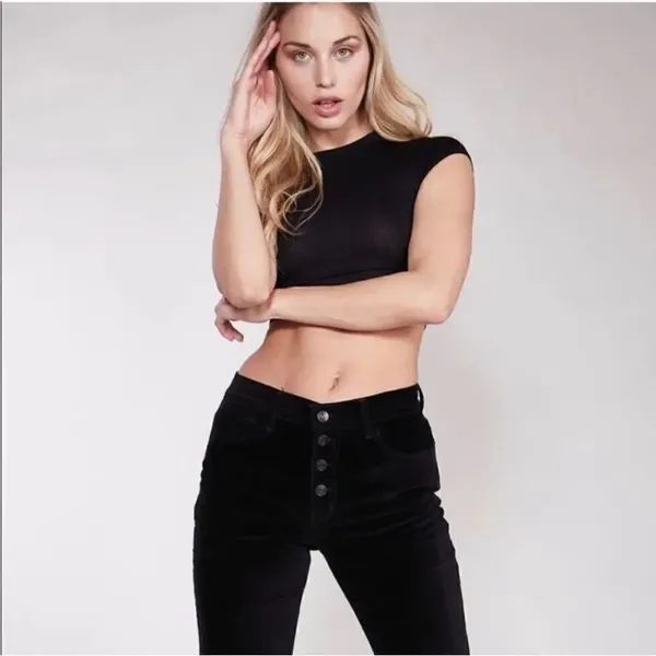 Revice Black Button Fly Jeans - Image 3