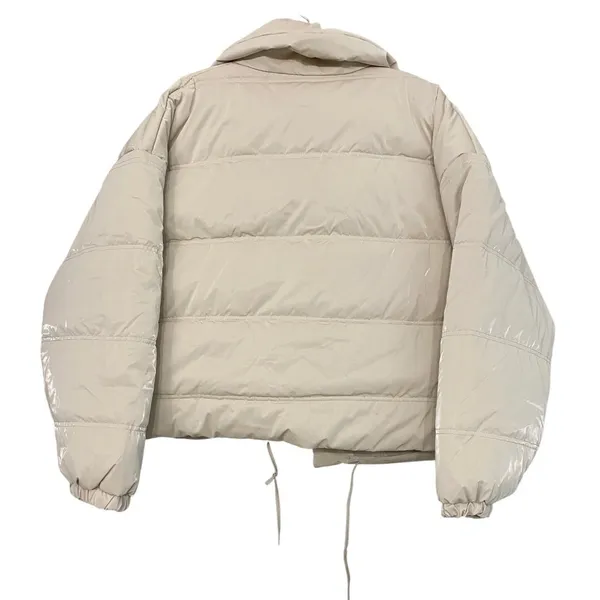 Wild Fable Iridescent Shine Duvet Puffer Jacket Womens M Y2K‎ Blue - Image 10