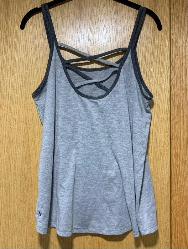 RBX Gray Strappy Tank Top - Size Large - Image 4