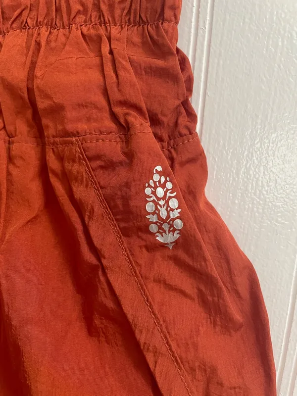 FP Movement by Free People The Way Home Running Shorts Rust Burnt Orange Size XL - Image 4