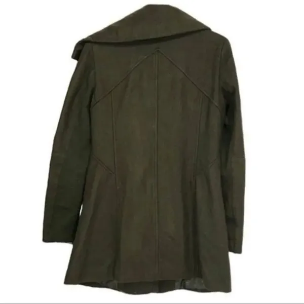 Sam Edelman Olive Green Wool Blend Jacket(Size Small) - Image 3