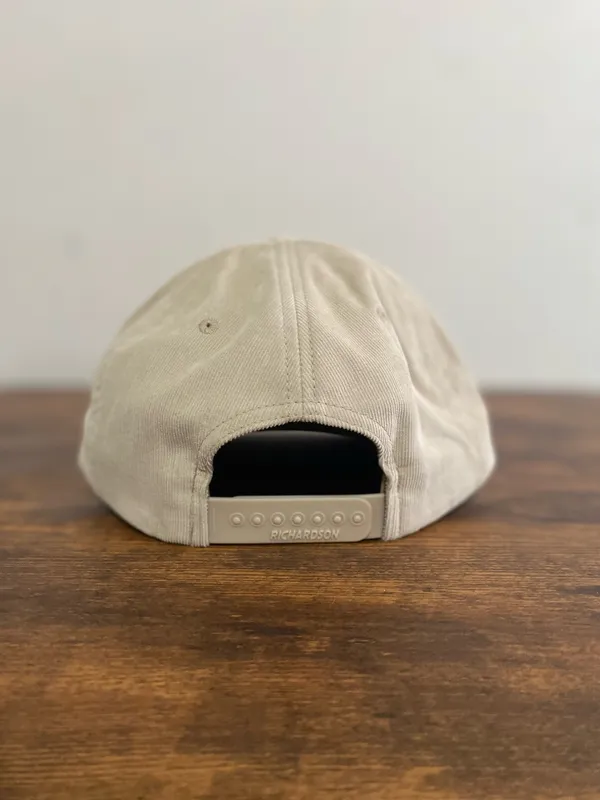 Burleap Apparel Men's Cream Adventure Patch Hat Tan - Image 2