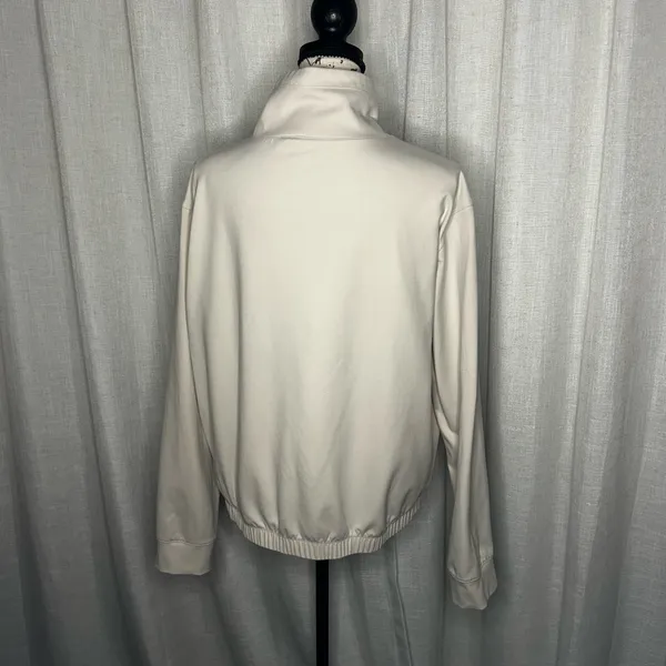 \Women's Large Ebb & Flow Zip-Up Cream Jacket - Image 3