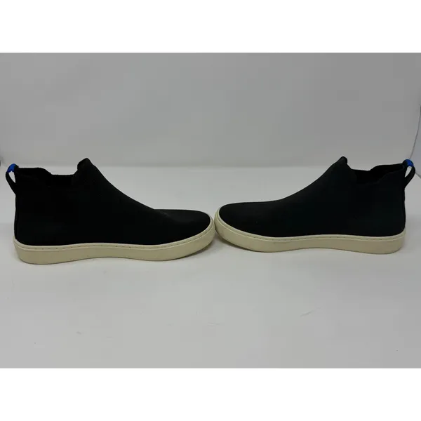 Rothy's Chelsea Sneaker Black Solid Knit Ankle Boot Women Size 7.5 - Image 14