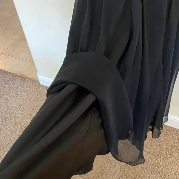 Womens Let’s Dress size Medium Black - Image 15