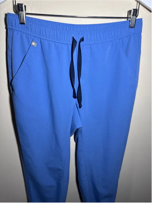 FIGS Jogger Scrub Pants Size S Blue Navy 27” inseam - Image 2