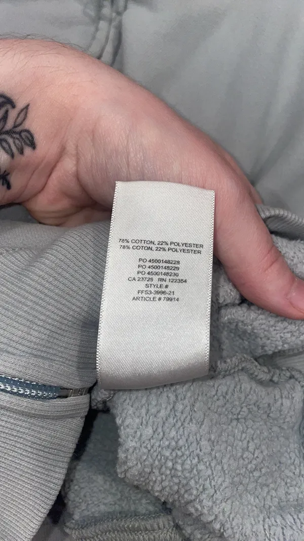 Aritzia TNA blue cropped zip up - Image 3
