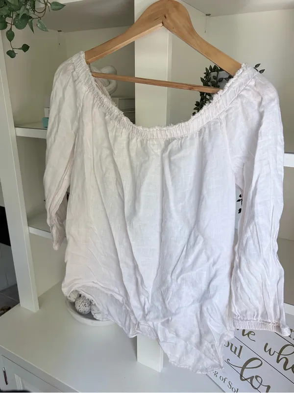 Baby Pink Raw Hem Off - Image 7