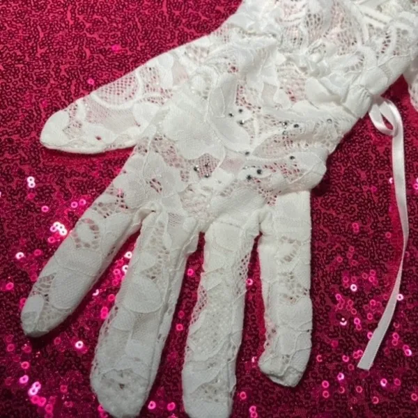 Victoria’s Secret Shine Halloween Costume Gloves - Image 3