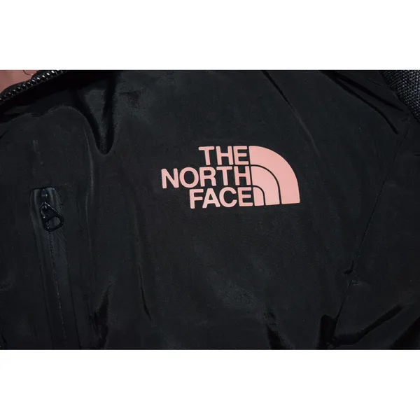 The North Face Puffer Jacket Womens M Black Grey 550 Down Insulated Colorblock - Image 10