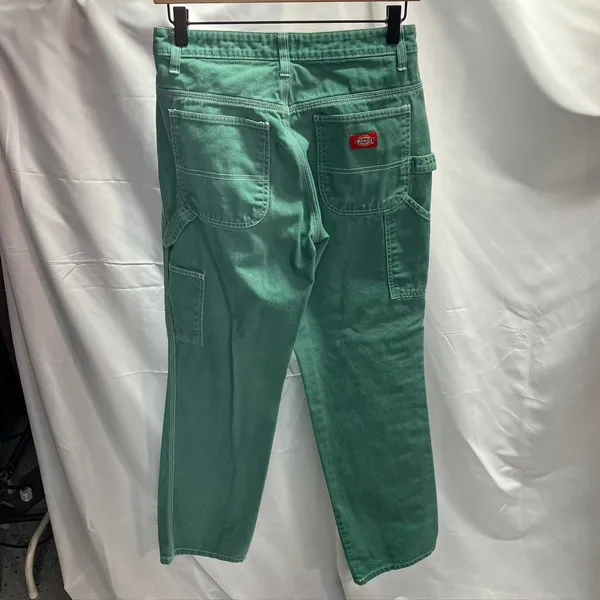 Dickies Carpenter‎ Pants Juniors 1/25 Green Cargo Utility Grunge Mid-Rise - Image 9