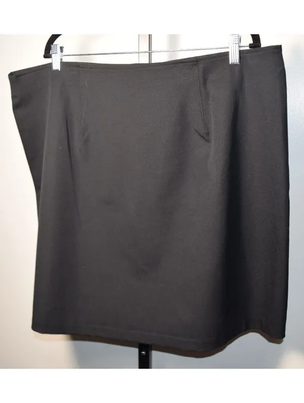 Old Navy Womens Plus 2X Black Straight Pencil Skirt Wardrobe Basic - Image 2