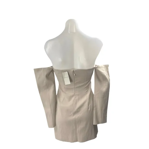 NEW Abercrombie & Fitch Mara Off Shoulder Long Sleeve Mini Sheath Shift Dress XS - Image 4