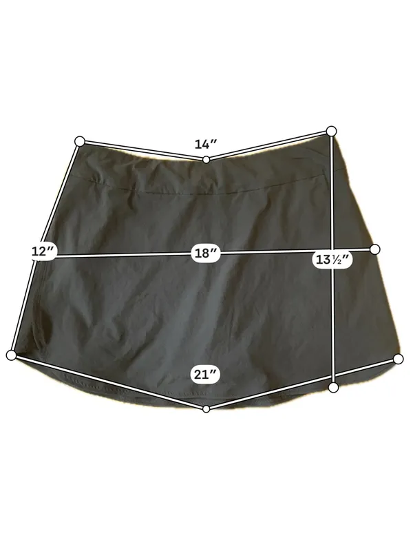Outdoor Voices Black Exercise Skort 3" Size Small - Image 6