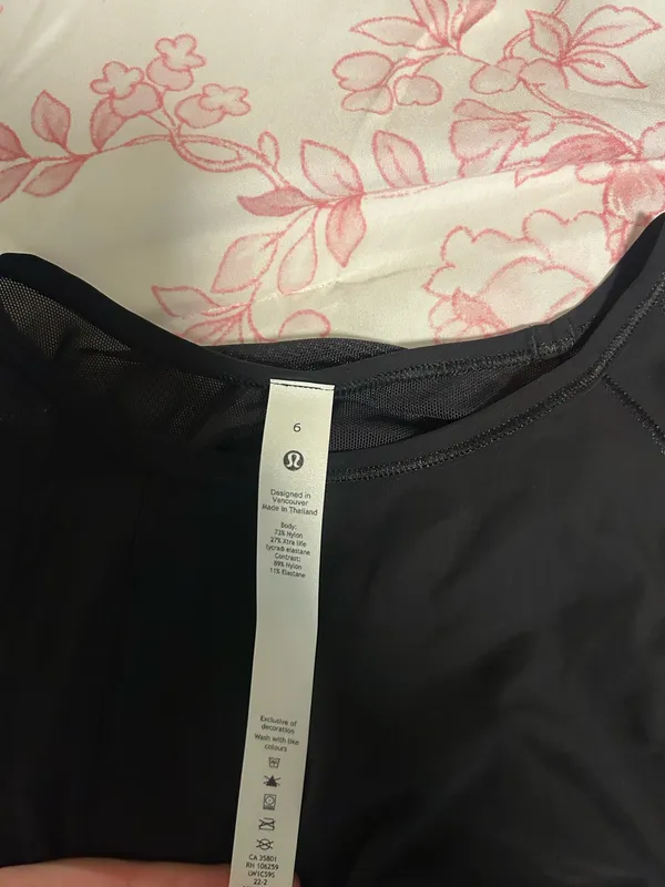 Lululemon Tank Black - Image 4