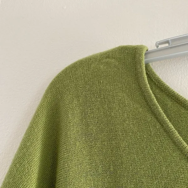 Avenue Ribbed Dolman Sleeve Sweater New with Tags Size 26/28 Green - Image 4