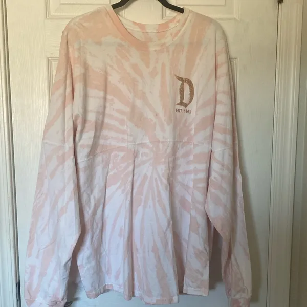 Disney Pink Tie Dye Glitter Spirit Jersey - Image 3