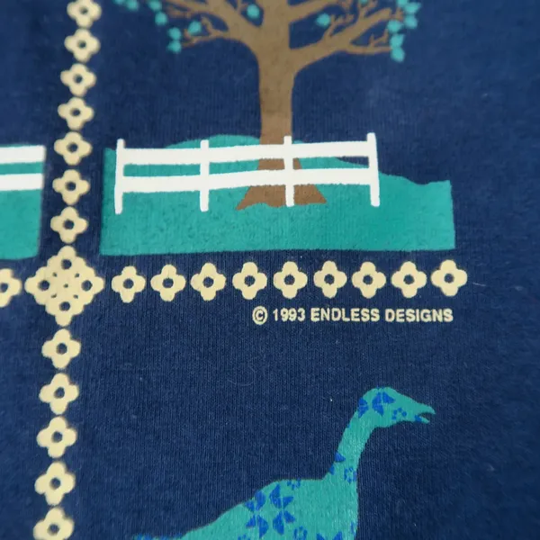 Fruit of the Loom Vintage 90s Cottagecore Farm Collared Shirt - Image 7