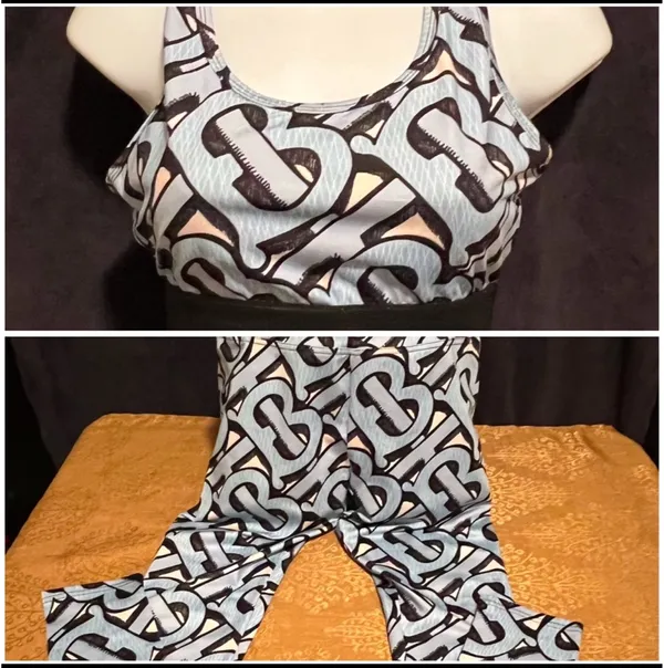 Active Sexy Fitted Silky Set Size S/M Blue Size M - Image 3
