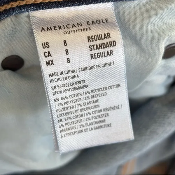 American Eagle hi rise‎ jeggings Size 8 - Image 7