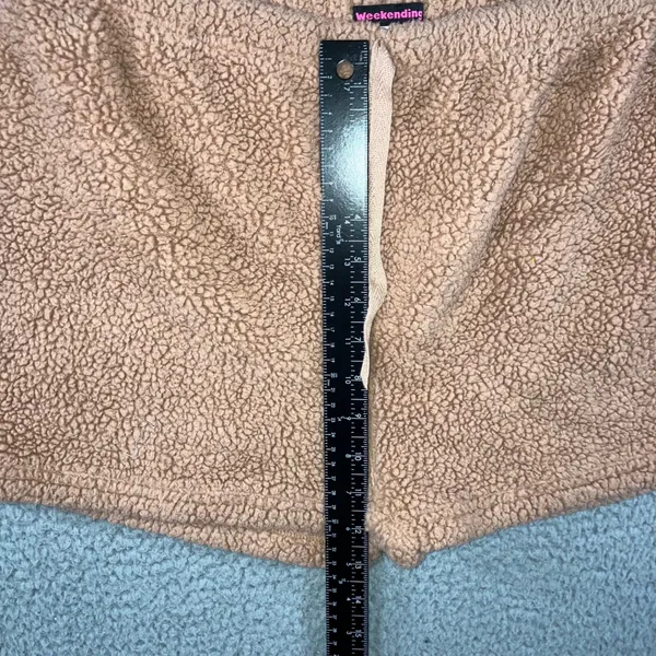 Sherpa Fleece Loungewear Shorts Women XL‎ Drawstring Cozy Soft - Image 4