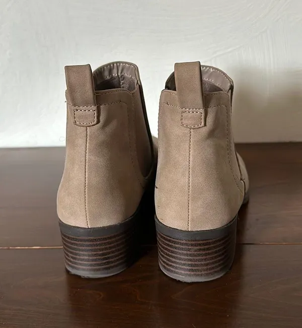 Taupe Ankle Boots Tan Size 7 - Image 2