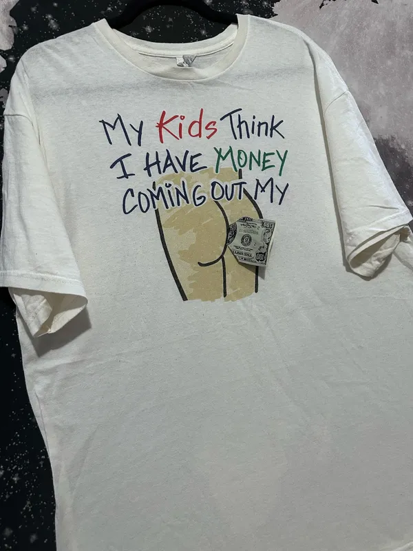 Delta Pro Weight Money Coming Out of My.. Funny Novelty Shirt - Image 3