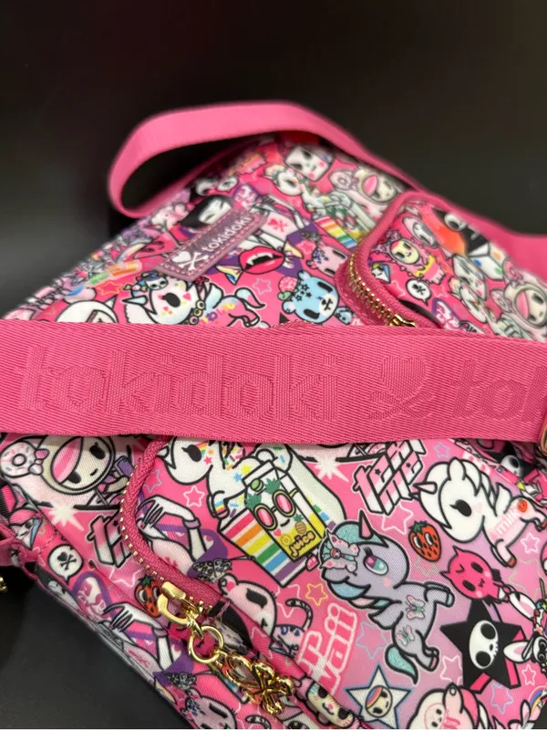 TOKIDOKI Y2Kawaii Double Pocket Super Kawaii Crossbody Bag - Image 13