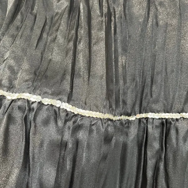 Y2K My Michelle Black‎ Tiered Midi Skirt Fairy Grunge Whimsigoth Size M - Image 3