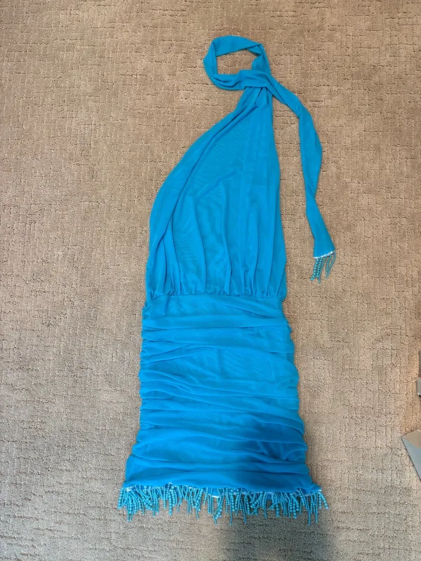 Princess Polly Dress Mini Blue - Image 2