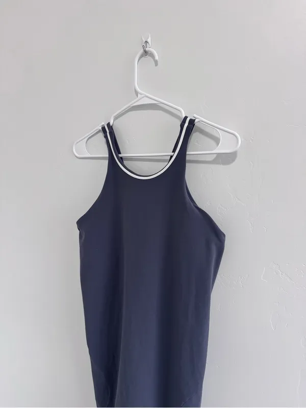 Vuori Womens Volley Dress Azure Grey Medium Activewear Tennis Sporty Gym Yoga - Image 7