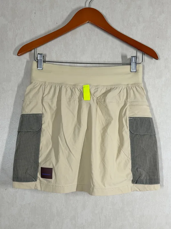 Lululemon Women’s Multi-Pocket Cargo High-Rise Hiking Skirt Skort in Prosecco 6 - Image 6